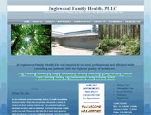 Tablet Screenshot of inglewoodfamilyhealth.com